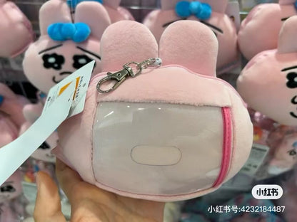 Opanchu usagi｜内裤兔可伸缩零钱包/卡包/卡套｜约 150x140mm