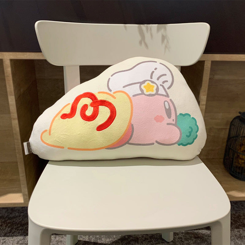 Kirby｜cafe限定厨师瓦豆三小只mochi抱枕/靠垫｜约220 x 430 x 120 mm