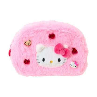 Sanrio｜Tokimeki Pop Beads Heisei Retro Y2K Lip Pouch Charm/Plush Keychain｜14cm x 5cm x 18cm approx.