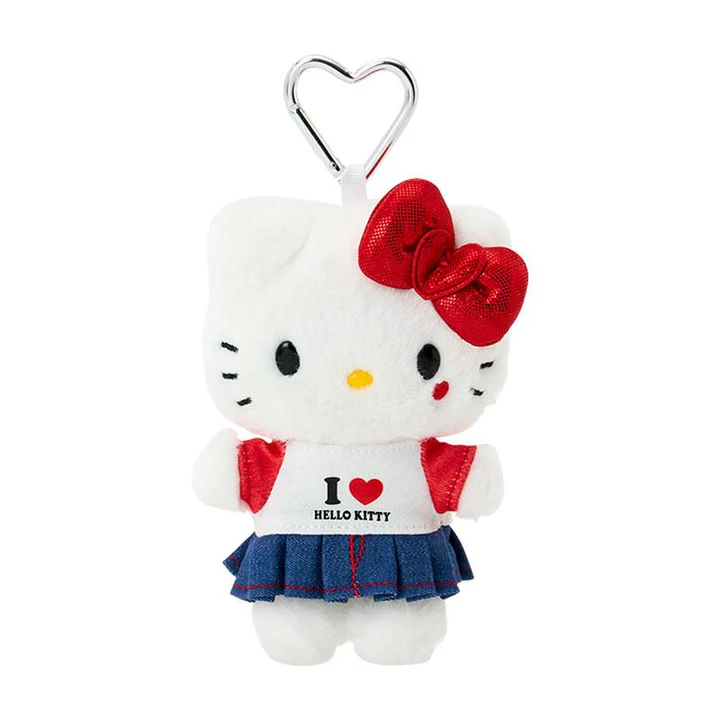 Sanrio｜I Love Sanrio Characters Mascot Holder /Plush Keychain｜W11×D5.7×H15cm approx.
