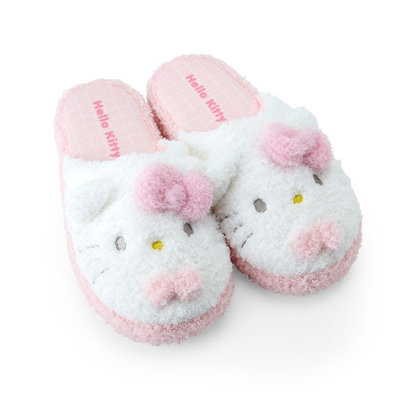 Sanrio三丽鸥｜ Face-Shaped Slippers 可爱角色软乎乎毛绒拖鞋/家居鞋｜约28.3 x 26.4 x 10.6cm