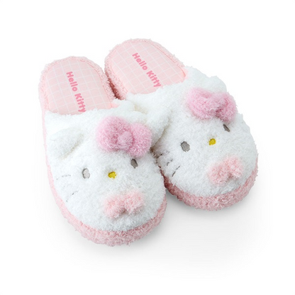 Sanrio三丽鸥｜ Face-Shaped Slippers 可爱角色软乎乎毛绒拖鞋/家居鞋｜约28.3 x 26.4 x 10.6cm
