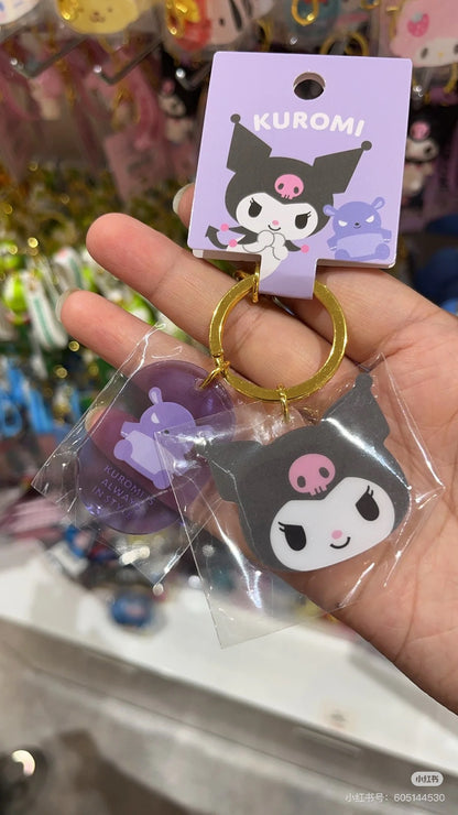 Sanrio三丽鸥｜Acrylic Face Keychain角色大赏可爱脸型亚克力钥匙扣挂件/钥匙圈/又厚又透很有质感｜约4×0.4×3.5cm