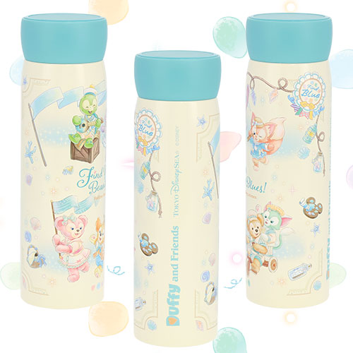 Disney｜Tokyo DisneySea 25th Anniversary Duffy and Friends "Find Your Beautiful Blues" Collection xStainless Steel Bottle｜500ml
