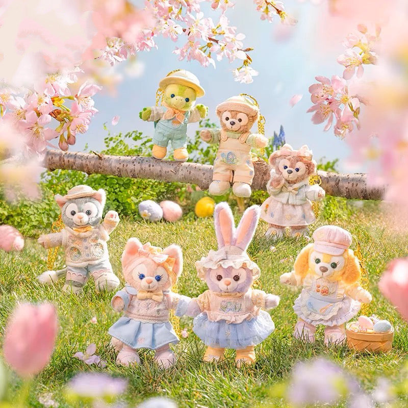 Disney SH｜2025 Spring Collection Duffy and friends Plush Dolls keychain/ Mascot holder