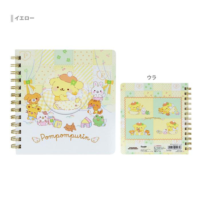 Sanrio｜Square ring notebook with window｜60 pages