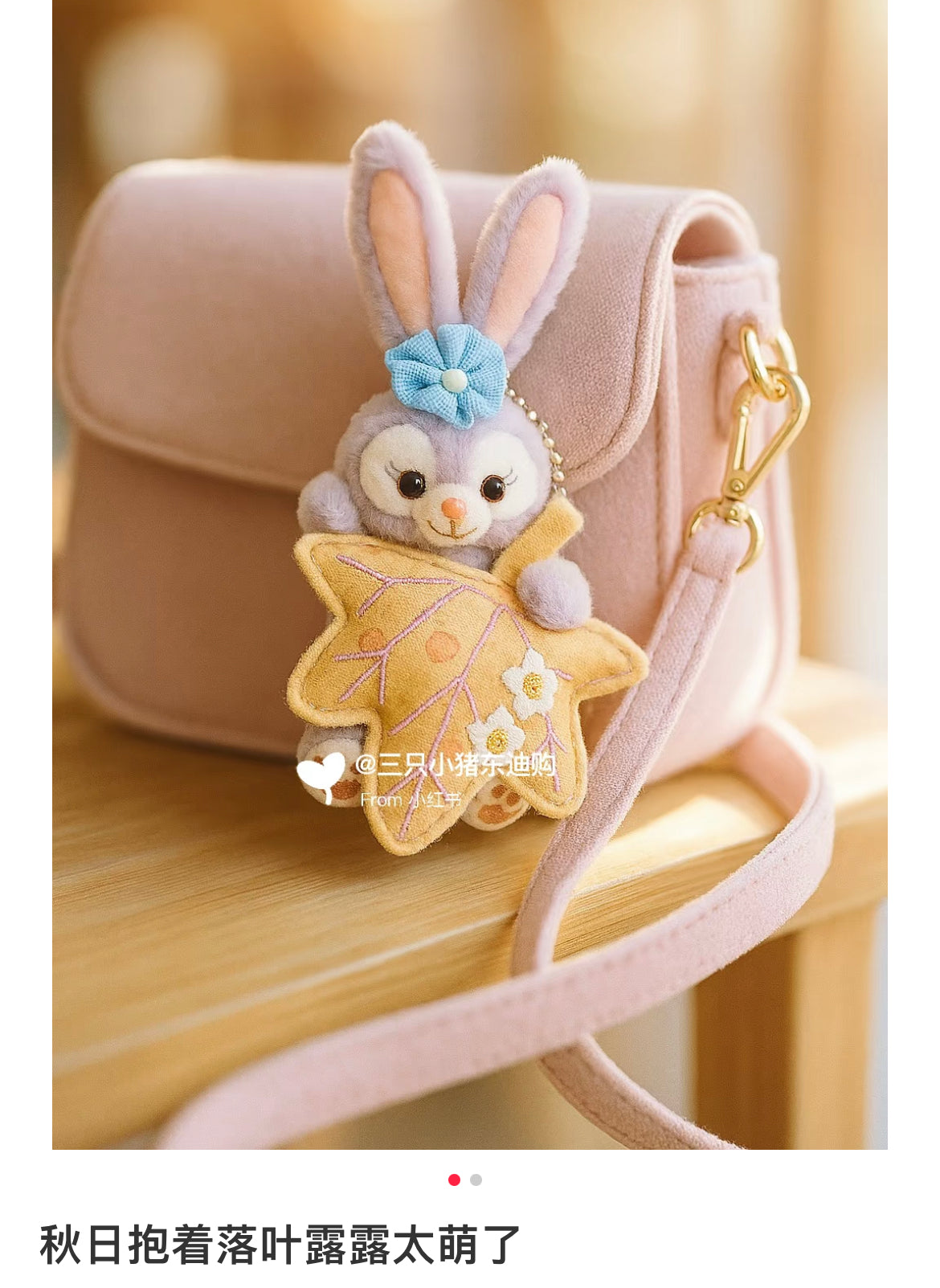 Disney｜Duffy &amp; Friends&quot;Wishing Wings&quot; Collection sitting Mascot Holder /Plush Keychain