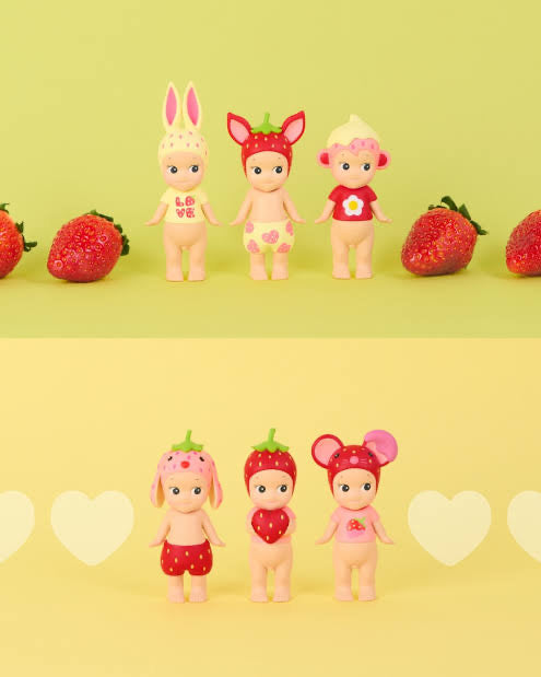 Sonny Angel Strawberry Love Series Mini Figure mystery bag/blind box/All 6 types｜1pcs