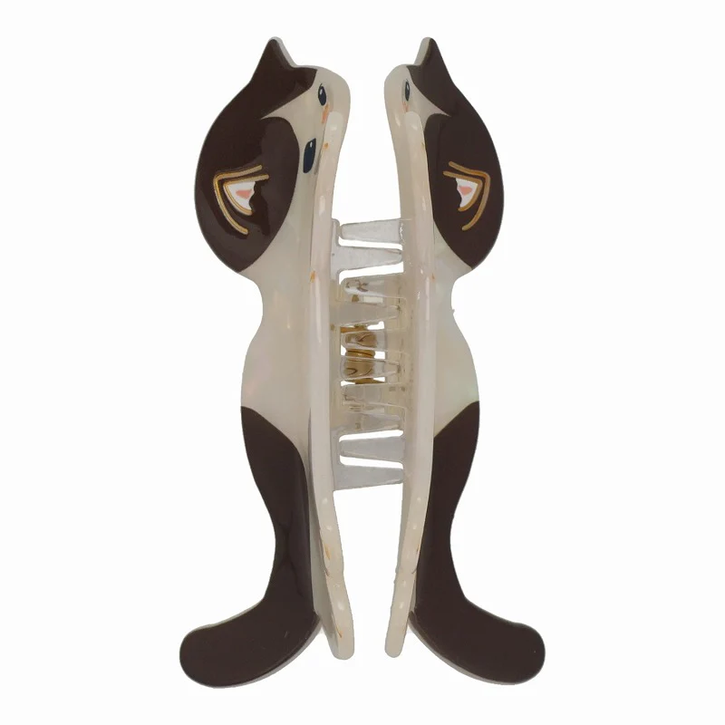 Mofusand｜Pearl Acrylic Hair Claw Clip - Cat｜H60 × W80 × D45mm approx.