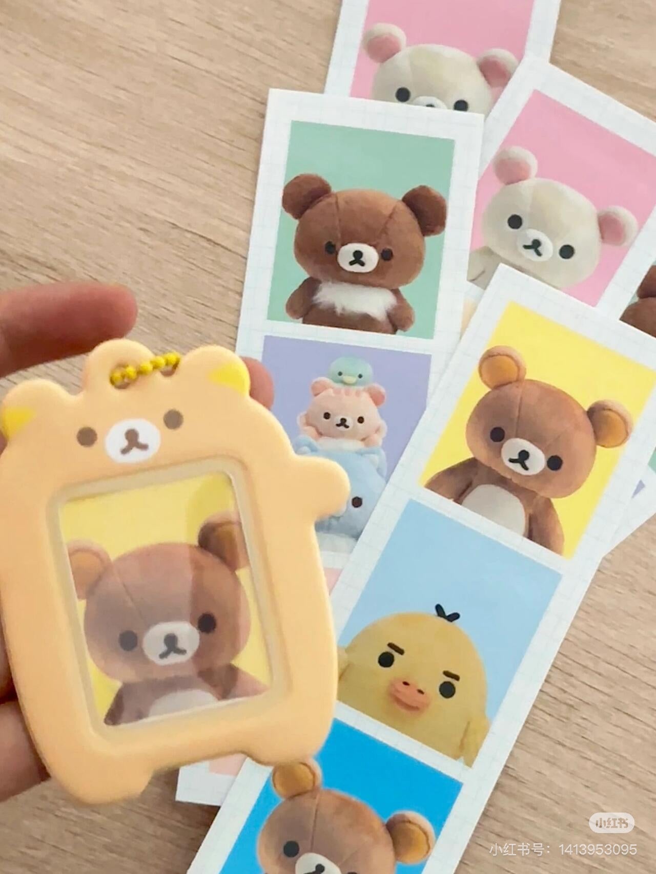 Rilakkuma轻松熊｜San-X ID Photo Style Sticker 证件照写真风可爱贴纸/2sheet入｜约200×55mm