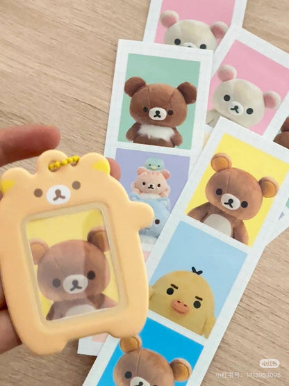 Rilakkuma轻松熊｜San-X ID Photo Style Sticker 证件照写真风可爱贴纸/2sheet入｜约200×55mm