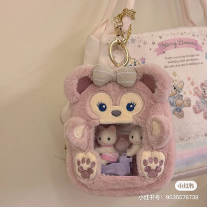 Disney SH｜可爱毛绒痛包挂件/零钱包挂件/容量很可