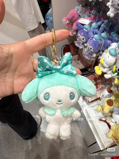 Sanrio｜My Melody Favorite Color Collection Mascot Holder /Plush Keychain｜H10 x W9.5 x D4.5cm approx.