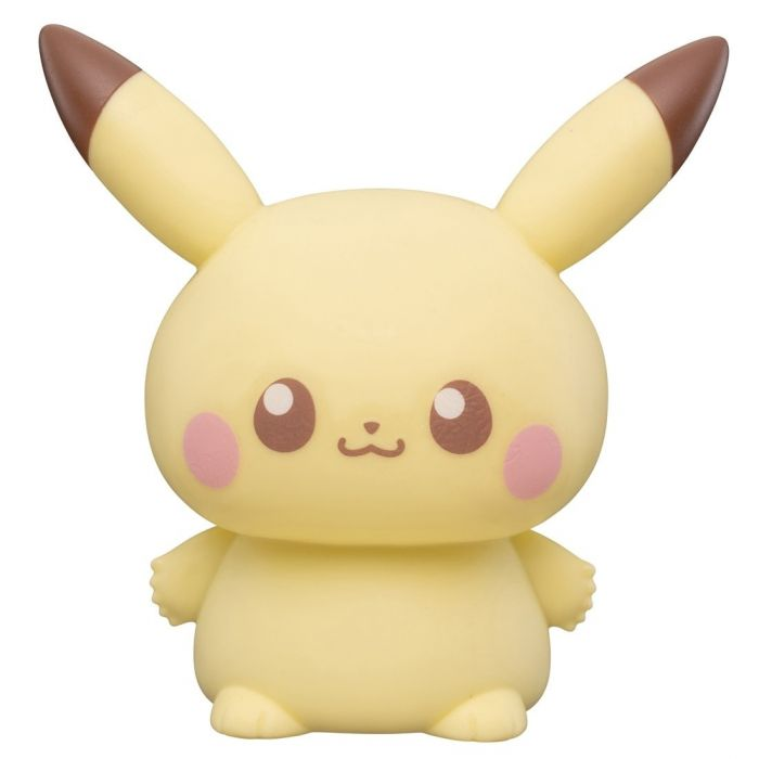 Pikachu皮卡丘｜Takara Tomy Pokemon-Pokepeace Puni Kyun Light 宝可梦软软捏捏多段变光皮卡丘小夜灯｜约15 x 15 x 10cm