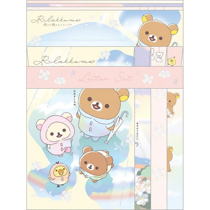Rilakkuma｜Rainy Day to Sunny Letter Writing Set｜190×142mm approx.