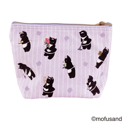 Mofusand｜Cotton pouch｜H130×W200×D65mm approx.