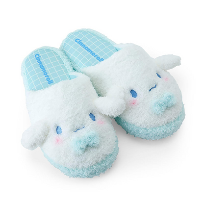 Sanrio三丽鸥｜ Face-Shaped Slippers 可爱角色软乎乎毛绒拖鞋/家居鞋｜约28.3 x 26.4 x 10.6cm