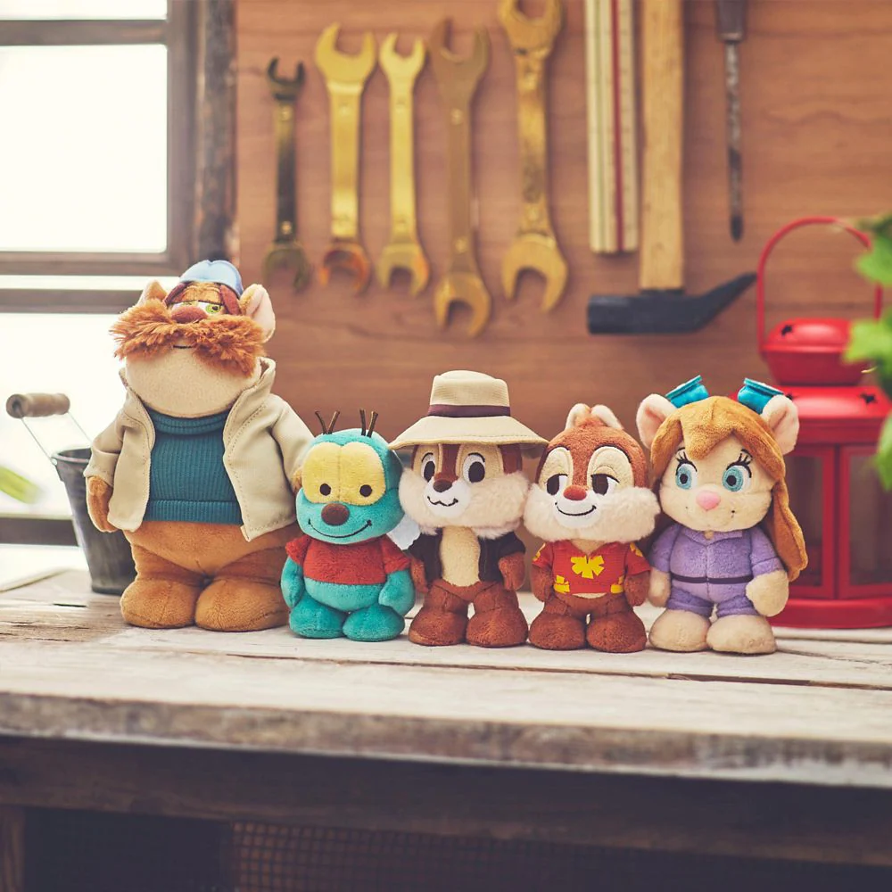 Disney｜Chip and Dale Rescue Rangers StanDs Plush Toy｜12.5×7×7cm approx.