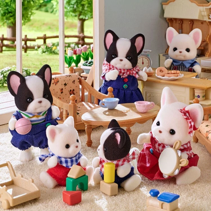 【limit 1】SylvanianFamilies｜French Bulldog Family Set