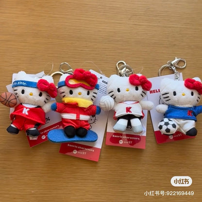 Sanrio三丽鸥｜.st lowrys farm me%联名Hello Kitty第三代毛绒钥匙扣/包挂/挂件