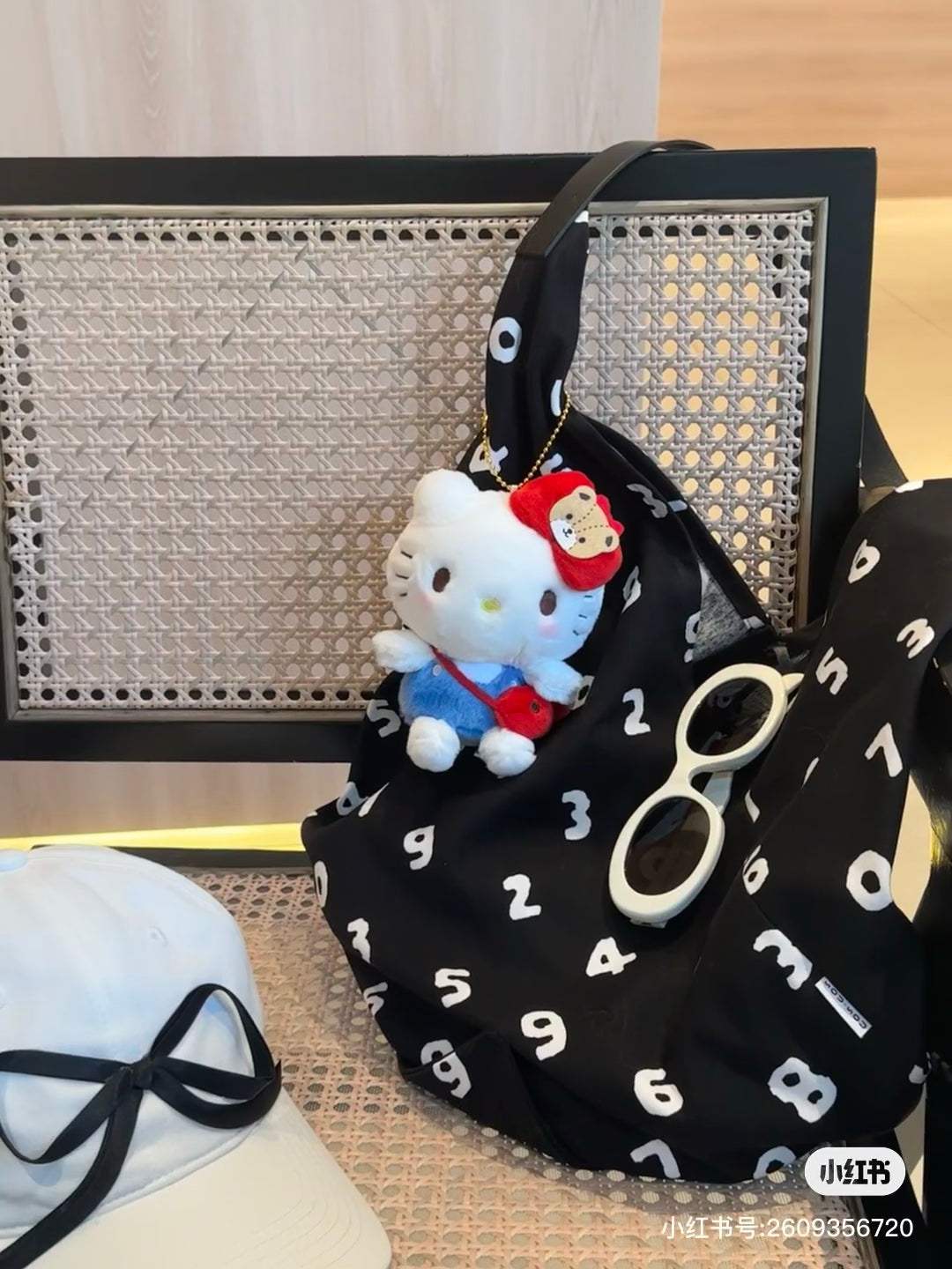 Hello kitty｜Friend Coordination Mascot Holder /Plush Keychain｜9.5×6.5×13cm approx.