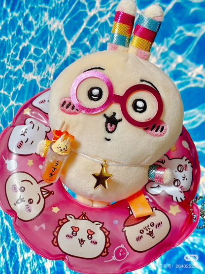 Chiikawa 吉伊卡哇｜荧光棒乌萨奇/荧光兔玩偶 /公仔｜約H140 x W85 x D40mm