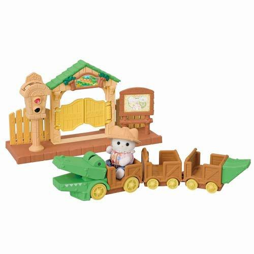 SylvanianFamilies｜Crocodile Train Doll Set