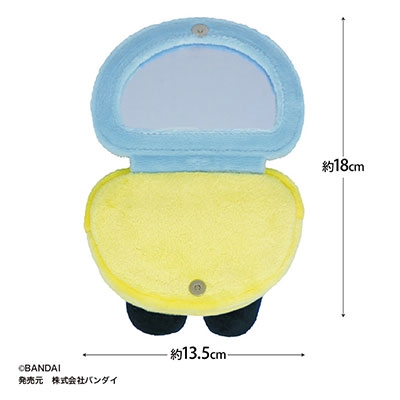 Tamagotchi｜Boa-fleece Pouch/Mirror｜约W375 x H415mm