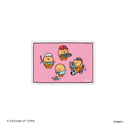 Nagano｜Fun daily smartphone sticker size Sticker｜H77×W59mm approx.