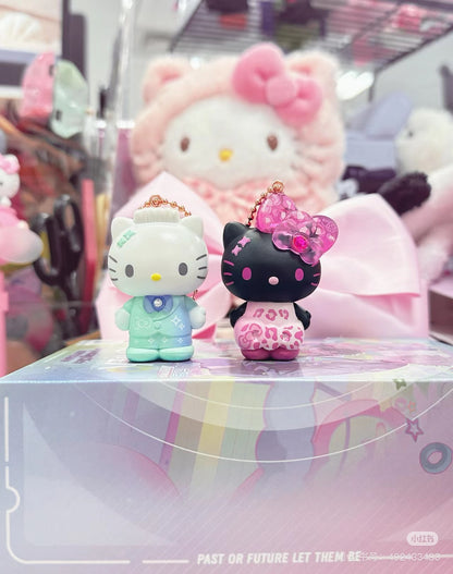 HelloKitty凯蒂猫｜Birthday 50th The Fashionable Ribbons Sanrio Blindbag 50周年生日限定彩虹水钻蝴蝶结吊饰挂件盲盒/全8种｜1枚入