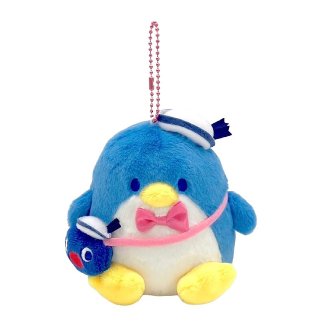 Sanrio｜Tuxedosam x Pingu 45th Anniversary Mascot Holder /Plush Keychain｜10.0 x 12.0 x 11.0cm approx.