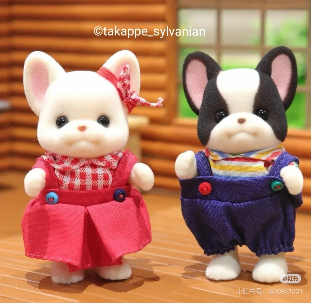 【limit 1】SylvanianFamilies｜French Bulldog Family Set