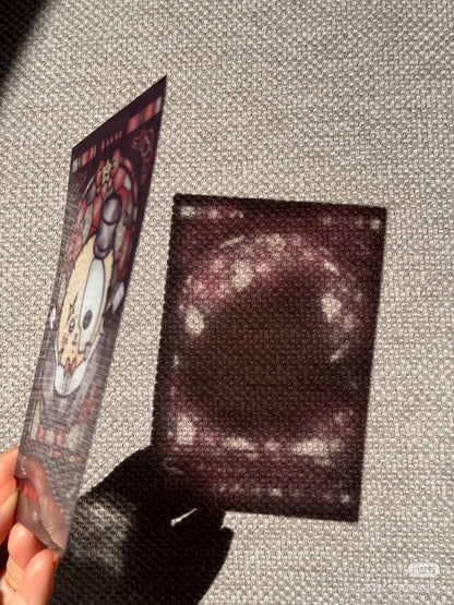 Chiikawa 吉伊卡哇｜Magical Chikawa Stained Glass Style Clear Card魔法少女系列彩色玻璃窗亚克力可爱角色透光卡片｜约H148×W100mm
