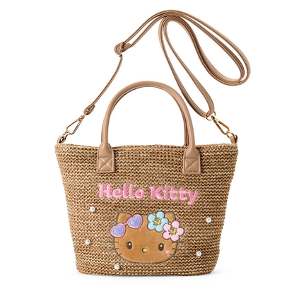 Sanrio｜Sparkling Summer Pool Tan Sunburned Hello Kitty 2 Way Shoulder Bag｜32.6 x 28.9 x 11.6cm approx.
