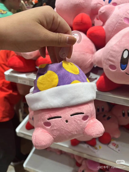 Kirby星之卡比｜Sanei Nintendo Otaku Goods - Plush toy S: Sleep Kirby 超可爱星之卡比睡觉睡帽毛绒玩偶/公仔/S号｜W11×D12×H12 cm