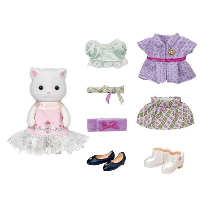 SylvanianFamilies｜Town Series Coordination Set Persian Cat Older Sister