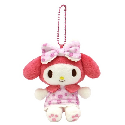Sanrio｜My Melody 50th Anniversary  Mascot Holder /Plush Keychain｜H11.5 x W11 x D6cm approx.✔️