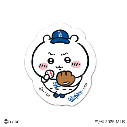 Chiikawa｜Chiikawa X  MLB Tokyo Series Die-cut Sticker｜H64 x W62mm approx.