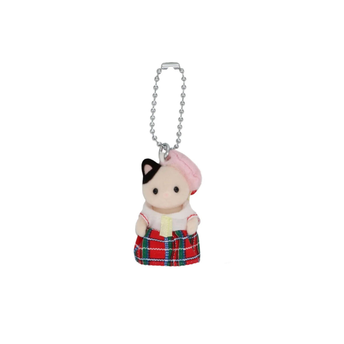 【limit 1】SylvanianFamilies｜Charcoal Cat Key Chain Sailor-style Uniform Calico Critters