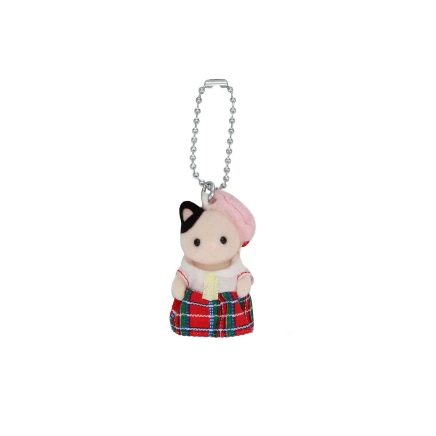 【limit 1】SylvanianFamilies｜Charcoal Cat Key Chain Sailor-style Uniform Calico Critters
