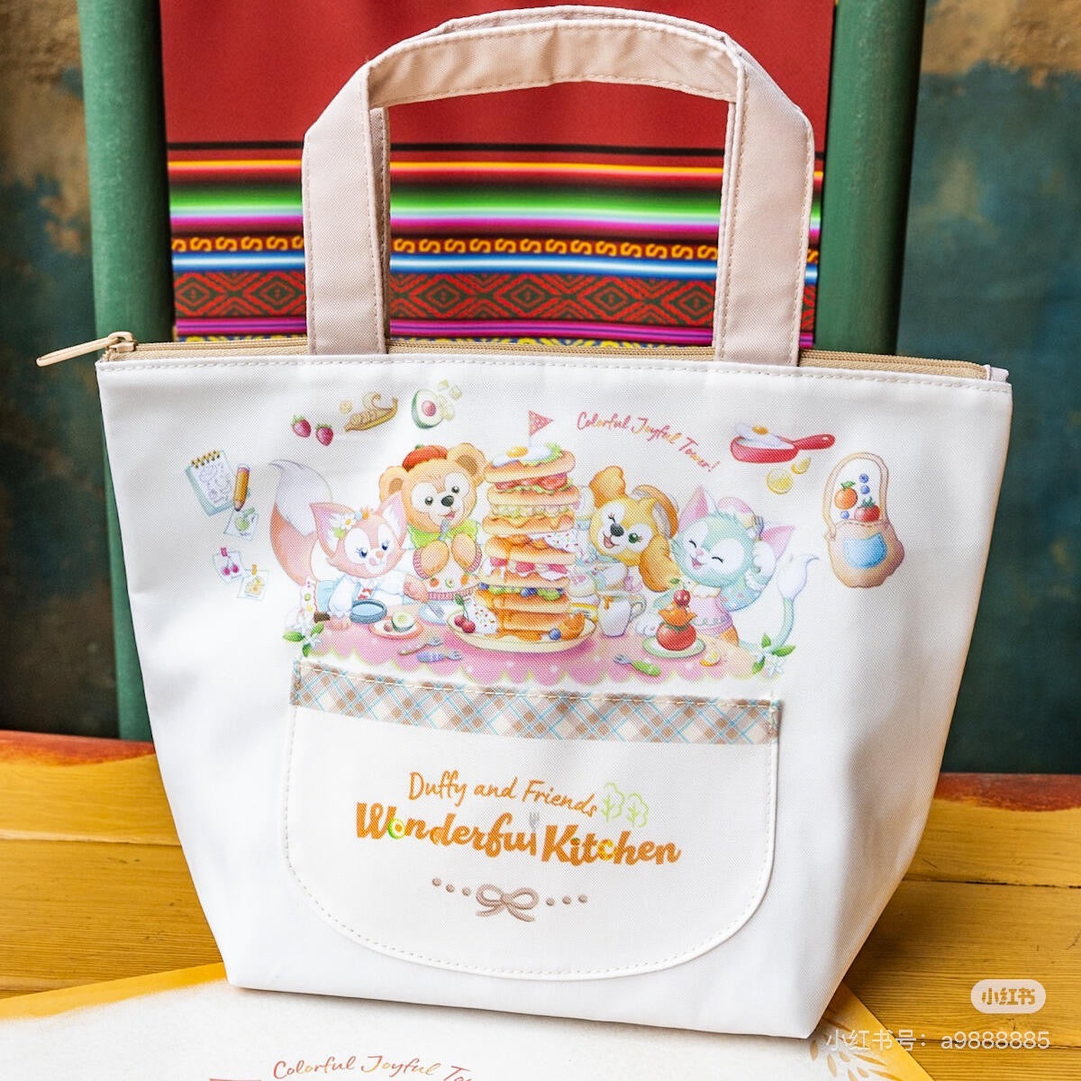 Disney迪士尼｜东迪梦幻奇妙厨房系列餐厅餐包/手提包/小托特包/正反面都可爱