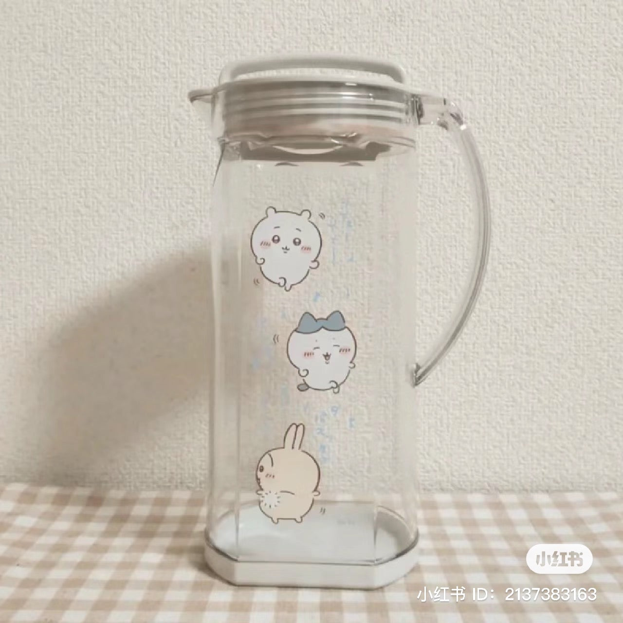 chiikawa｜特殊防污渍粘附加工大容量冷水壶/水果榨汁存储容器｜1.2L
