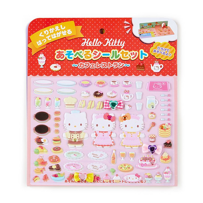 Sanrio｜Playing Sticker Set - Cafe Restaurant｜21×1×23.5cm approx.