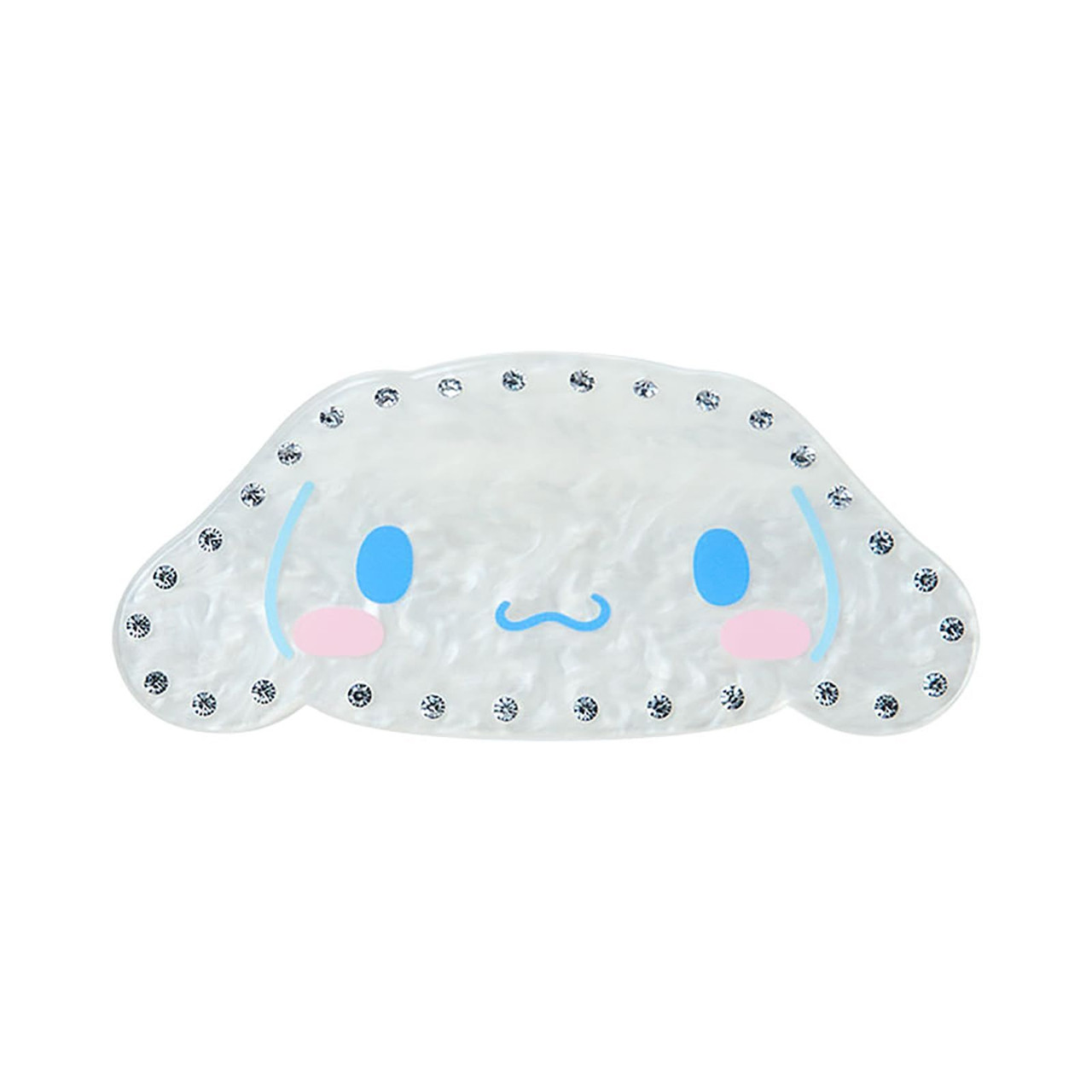Sanrio｜Face Sparkling Stone Pearl Marble Hair Claw Clip｜8×5×6cm approx.