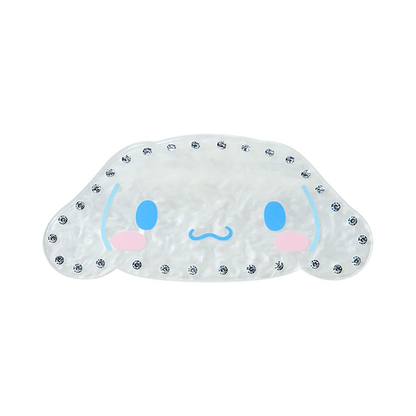 Sanrio｜Face Sparkling Stone Pearl Marble Hair Claw Clip｜8×5×6cm approx.