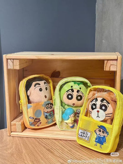 Crayon shin-chan｜Backpack Shaped Pouch｜ 5.1 x 10.1 x 15.1cm approx.