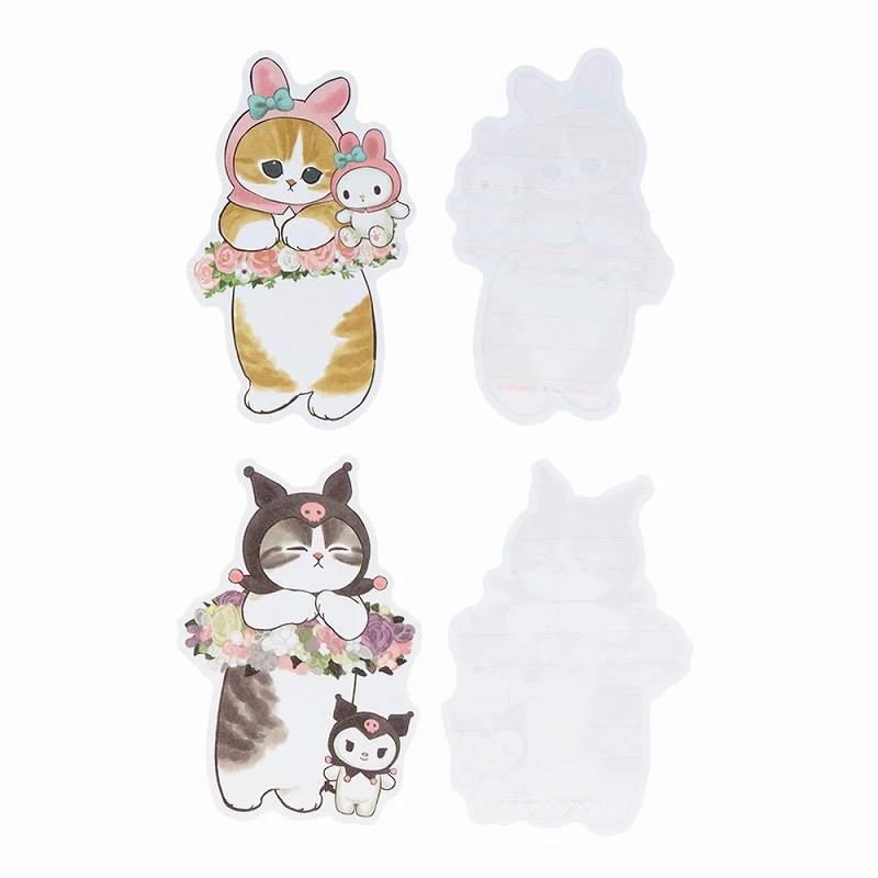 Mofusand｜Sanrio Characters Die-Cut Mini Letter Set