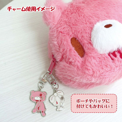 Gloomy Bear｜Metal Keychain/Keyring｜4.3x 3.9 cm approx.