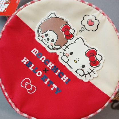 【limit 1】Monchhichi｜Hello Kitty x Monchhichi Round crossbody bag