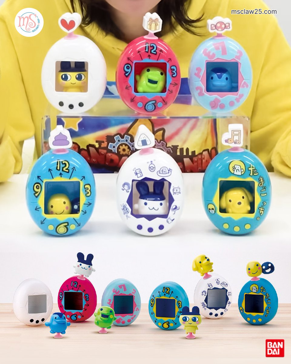 Tamagotchi｜Pitta Vol.1 (Figure w/Suction Cup) mystery bag/blind box/All 6 types｜1pcs